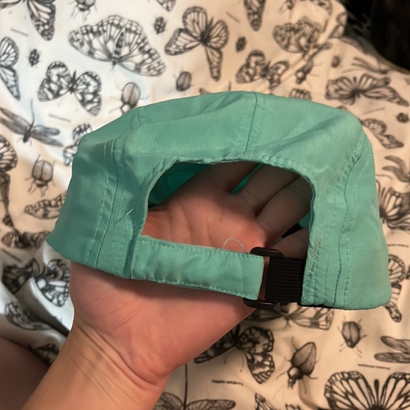 Turquoise five panel running hat - Picture 2 of 2